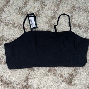 Black Crop Top BRAND NEW